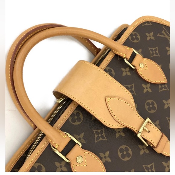 Louis Vuitton Tan and Brown Monogram Satchel - Picture 6 of 6